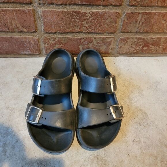 Birkenstock Shoes - Betula by Birkenstock Black Slides Sandals Size 8